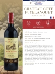 Rượu vang đỏ Chateau cote puyblanquet
